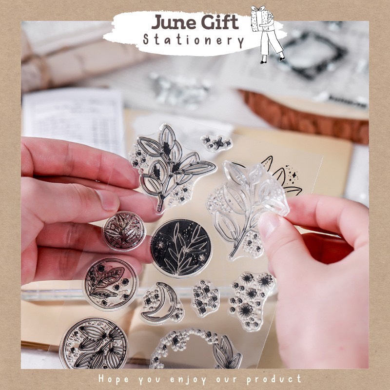 Con Dấu Clear Stamp Trong Suốt Làm Bullet Journal