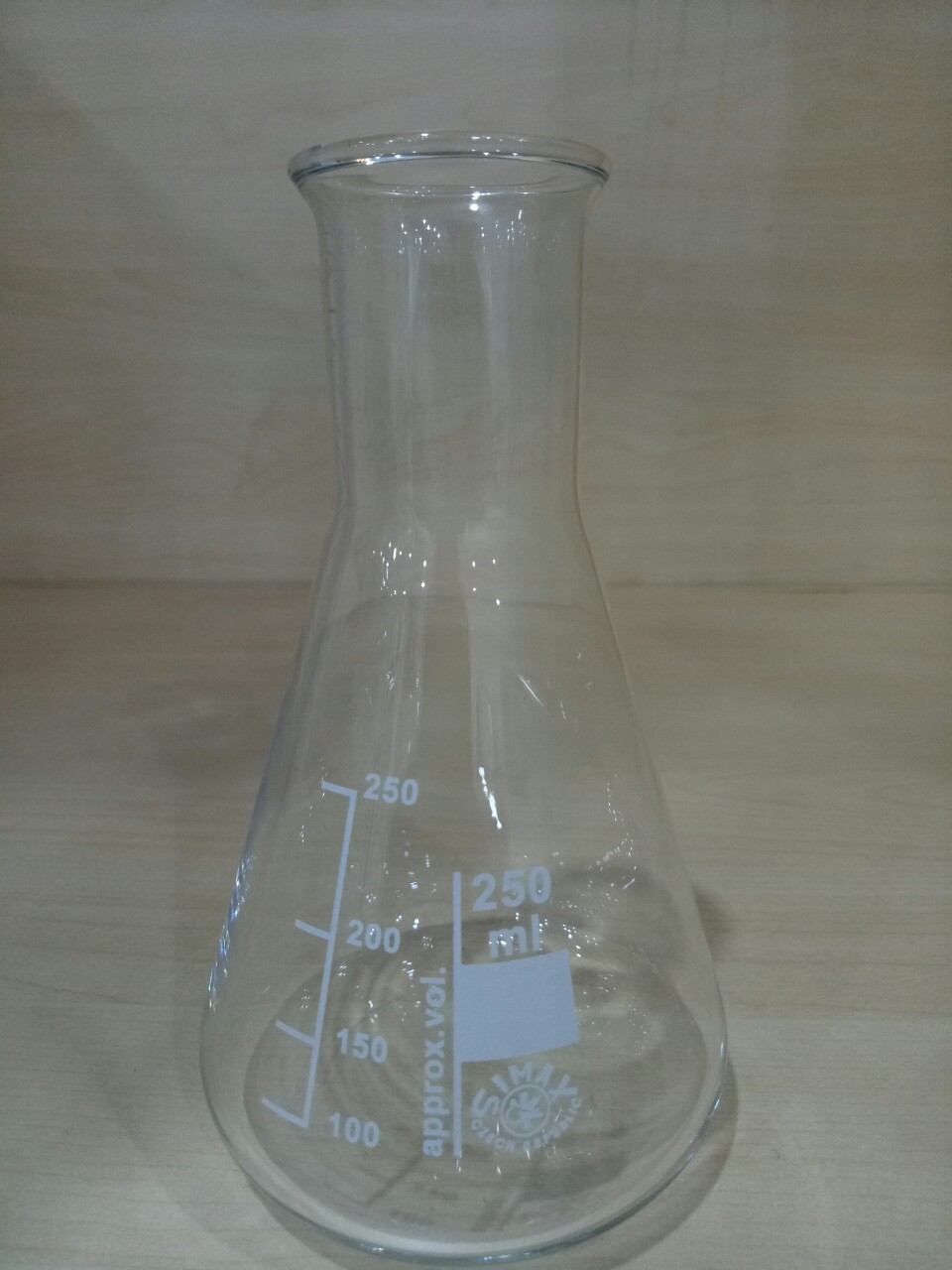 Bình tam giác miệng hẹp 250ml SIMAX