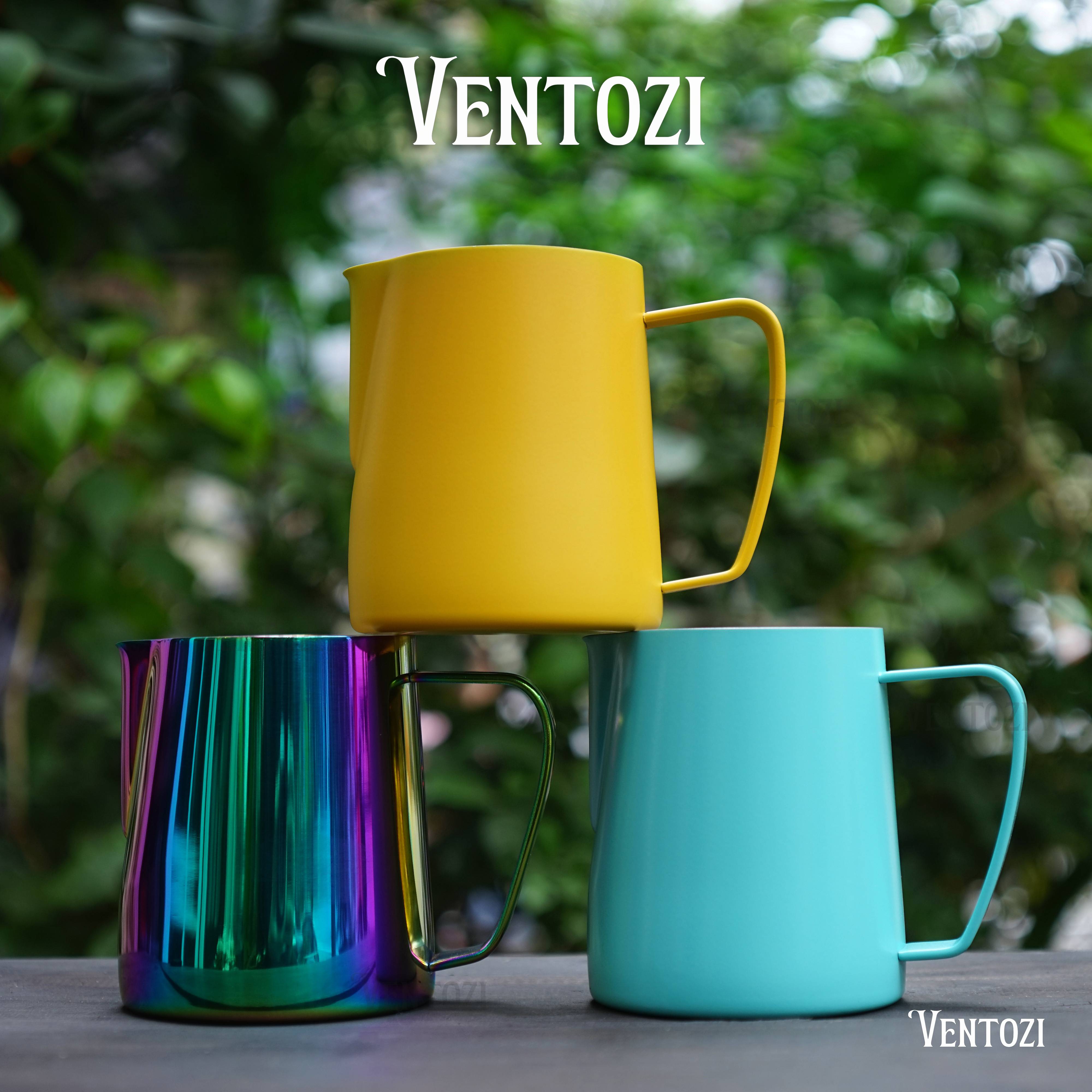 Ca đánh sữa mạ màu, Milk Pitcher ca đánh sữa nhiều màu