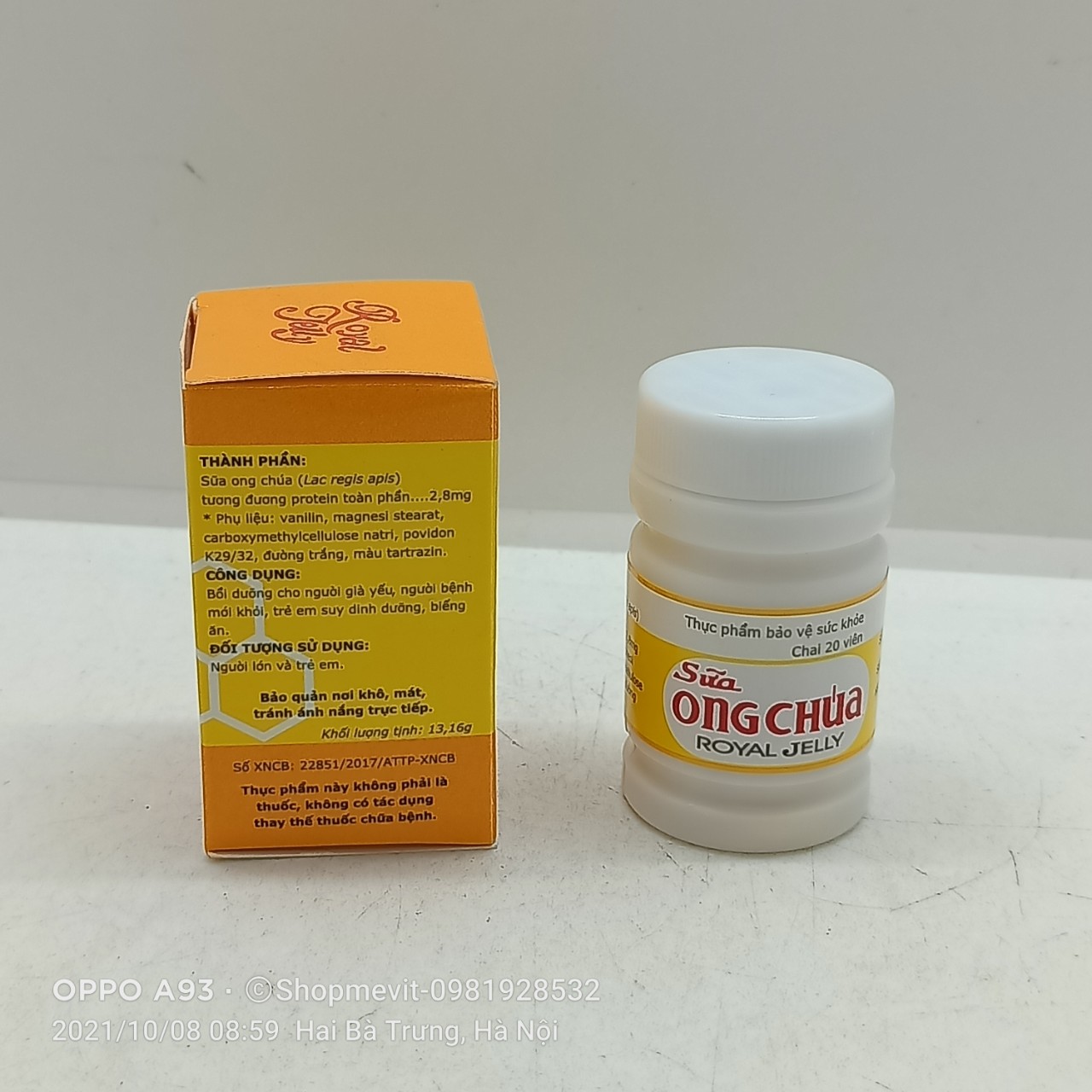 Kẹo sữa ong chúa lọ 20 viên