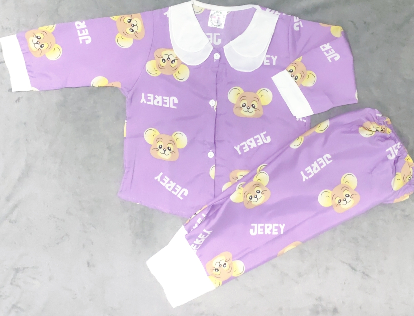 (3 bộ 3 màu  khác nhau) Combo 3 Bộ Tay Dài Cổ Sen Bé (6-10kg)