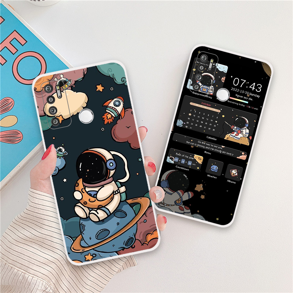 Ốp lưng Vsmart Live 4 hình vũ trụ, phi hành gia astronaut độc đáo