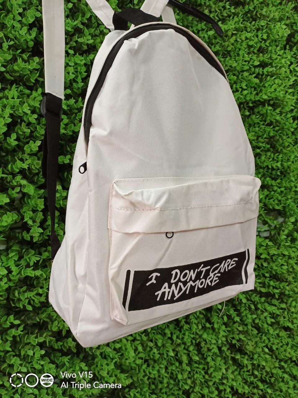 BALO THỜI TRANG UNISEX IN CHỮ ( I DONT CARE ) - 3AT - 00590