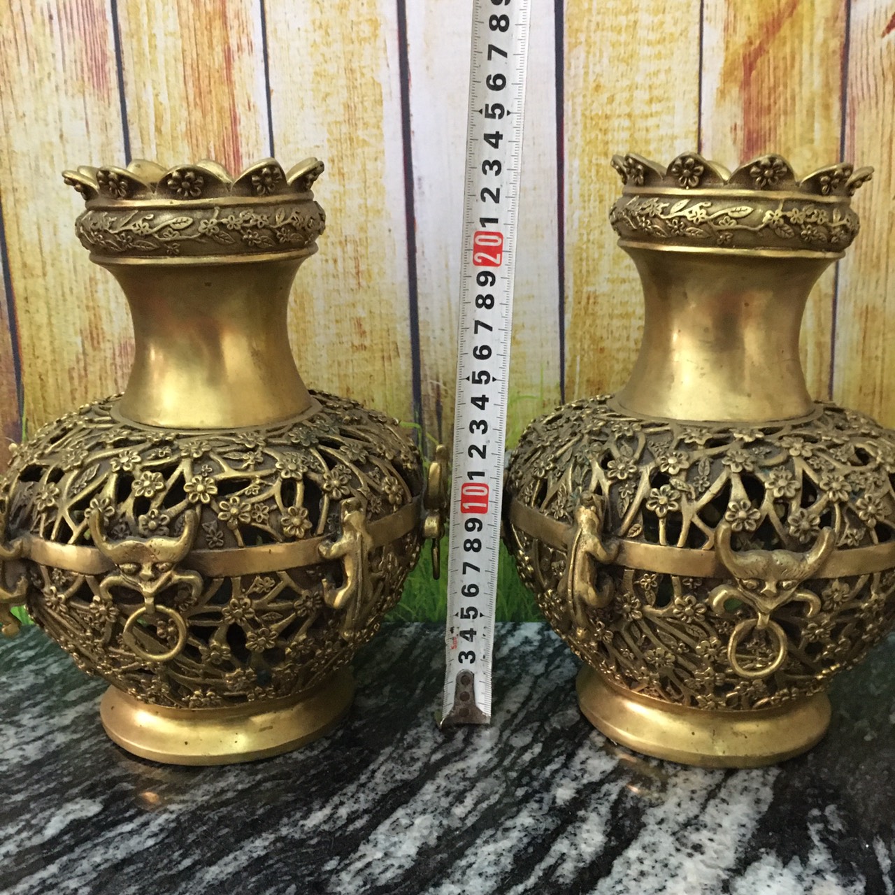 Cặp bình đồng (N2.LA)