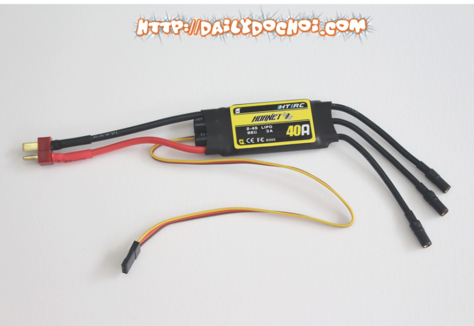 Mdt6 mạch điều tốc 40a sử dụng pin 2 đến 4s siêu bền