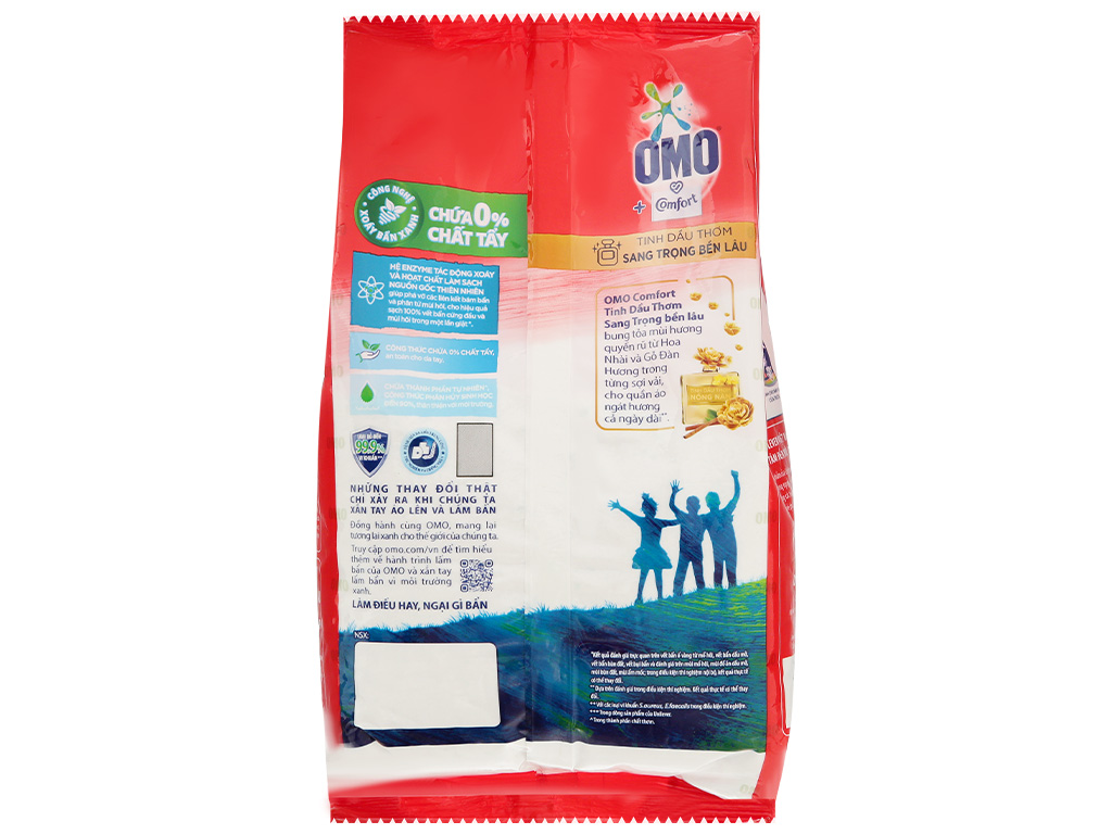BỘT GIẶT OMO TINH DẦU THƠM 350G/700G