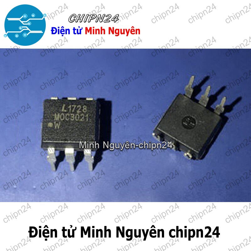 [2 con] (DT) Opto MOC3021 DIP-6 Đen Hàng Tốt (3021) - HH005349