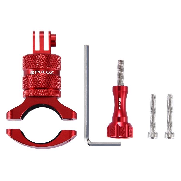 PULUZ 360 Degree Rotation Bike Aluminum Handlebar Adapter Mount with Screw for GoPro HERO 7 6 5 4