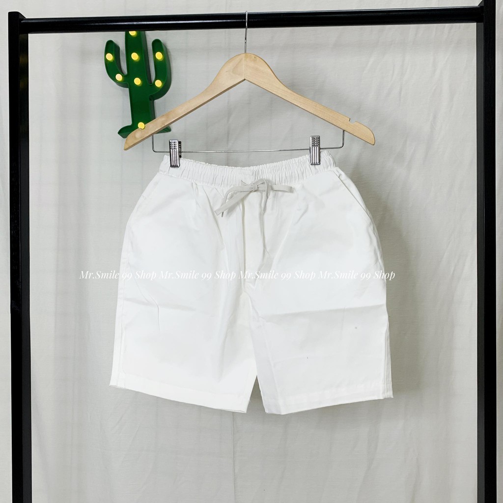 QUẦN SHORT KAKI TRẮNG FORM ĐẸP CHẤT VẢI DÀY