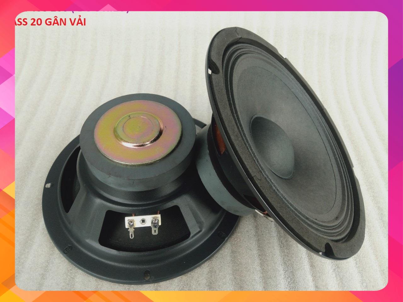 2 củ loa bass 20 gân vải từ đơn giá rẻ