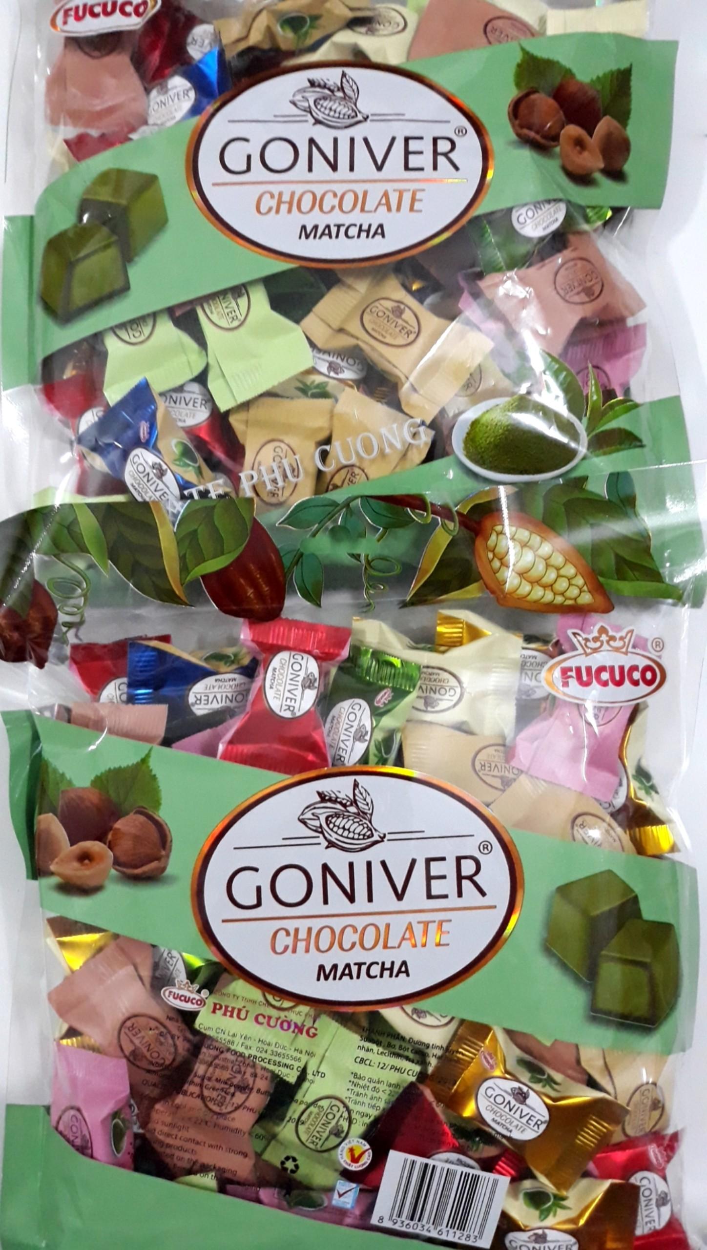 Kẹo Chocolate Matcha Phú Cường 350gr
