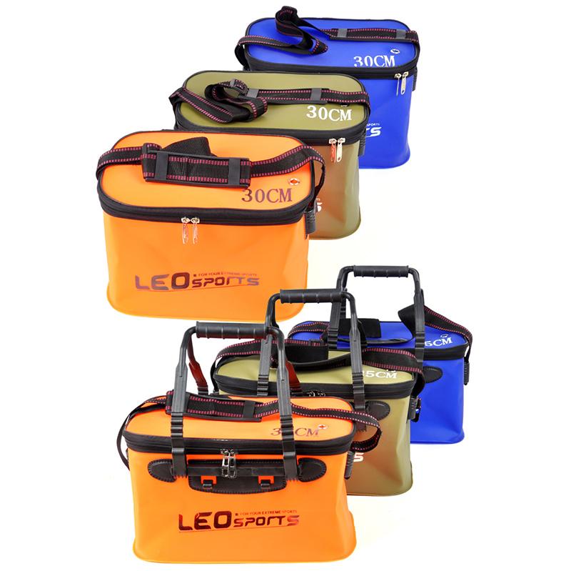 Thùng đựng cá di động gấp gọn nhiêu size LEO 27099
