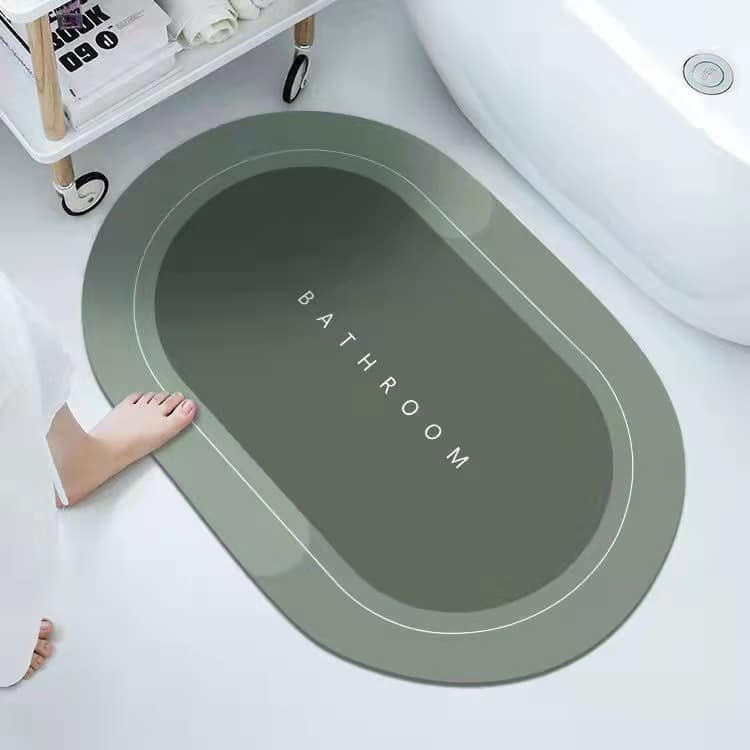 Thảm silicon thấm hút nước, chống trơn dùng cho nhà tắm, phòng bếp kT: 60x40cm