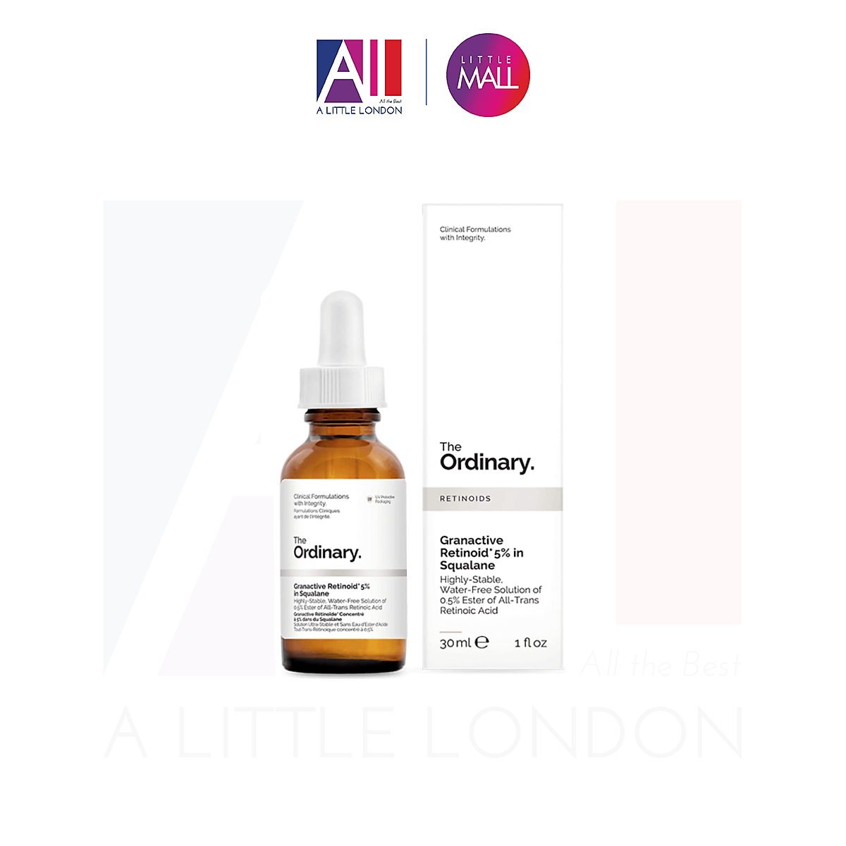 Tinh chất The Ordinary Granactive Retinoid 5% In Squalane 30ml (Bill Anh)