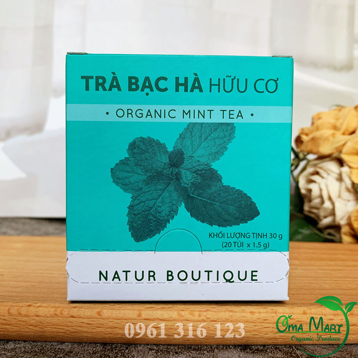 Trà bạc hà hữu cơ Fito (hộp 20 túi lọc)