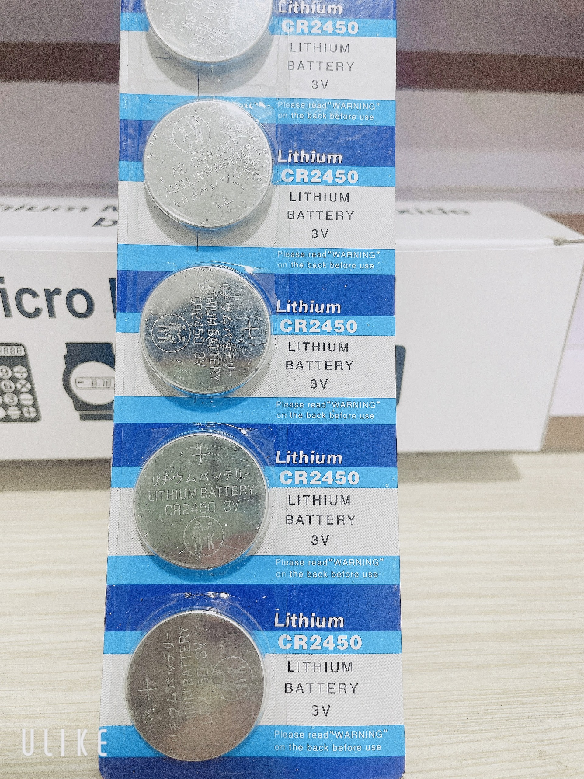 Pin Dẹp Lithium CR2330 CR2430 CR2450