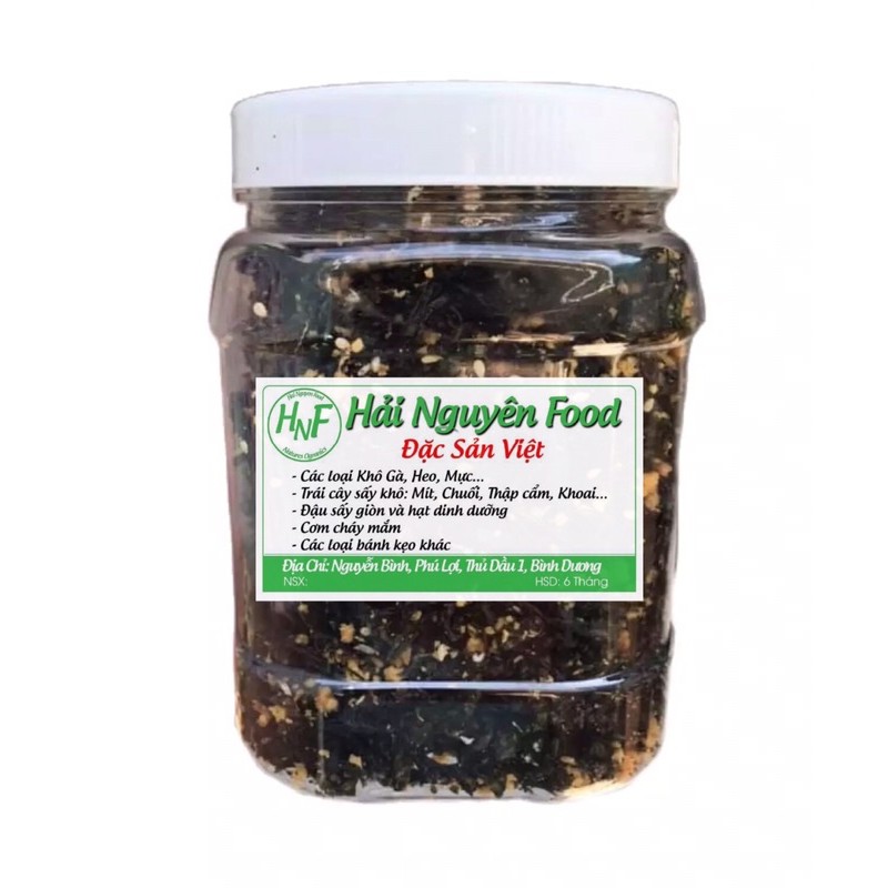Rong biển cháy tỏi hủ 150gr