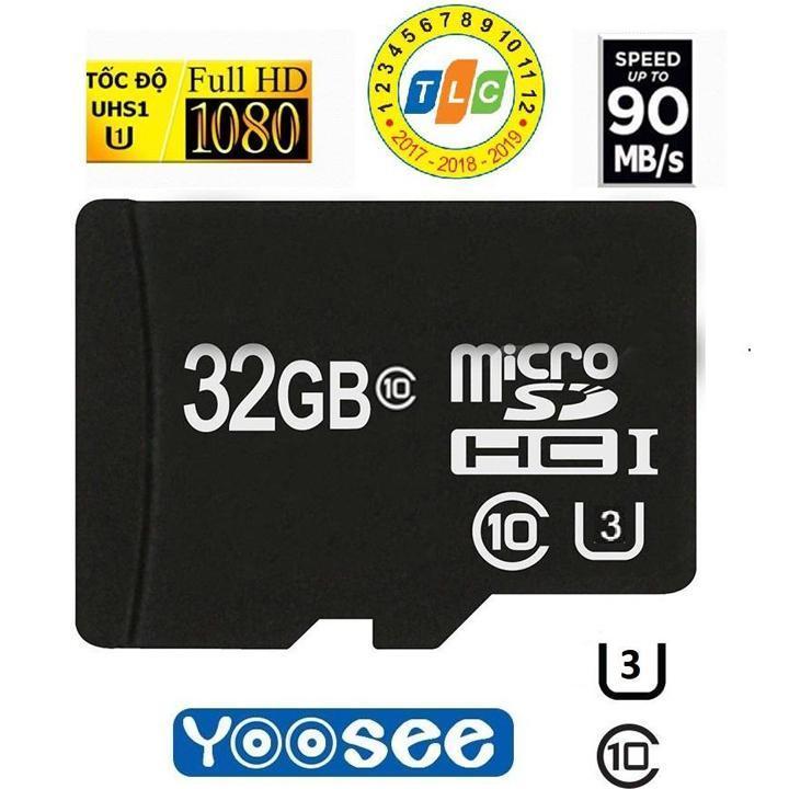 Thẻ Nhớ MicroSDHC Class 10 Tốc Độ Cao 32GB THẺ ĐEN