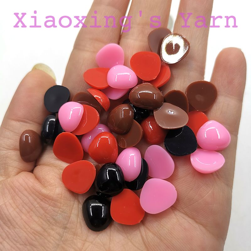 Mũi thú dán nhựa đủ size làm thú bông handmade thủ công | Xiaoxing's Yarn