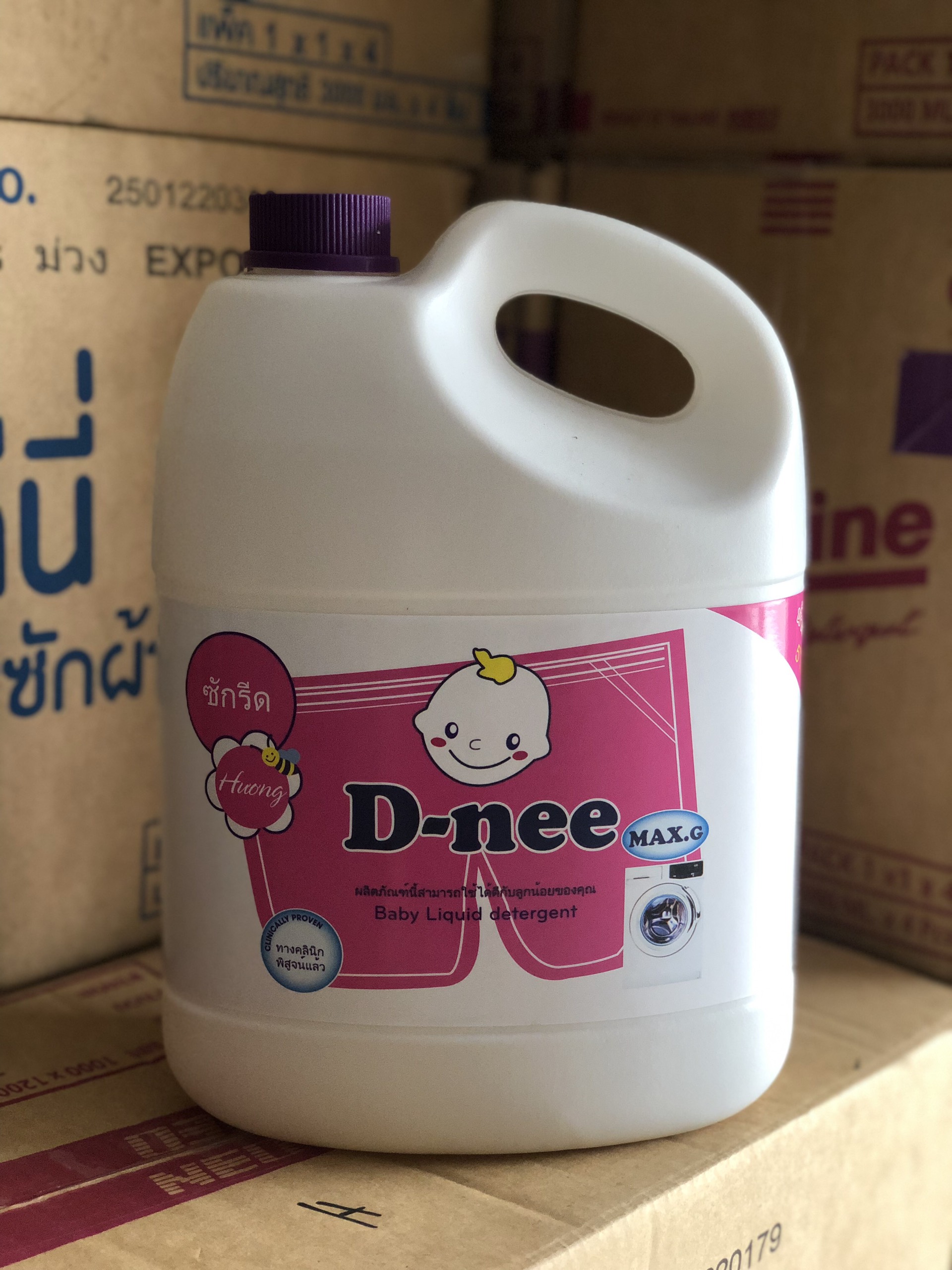 Nước Giặt Quần Áo Cho Trẻ "Dnee Max" can 3,8l => { an toàn - tiện lợi- tiết kiệm }