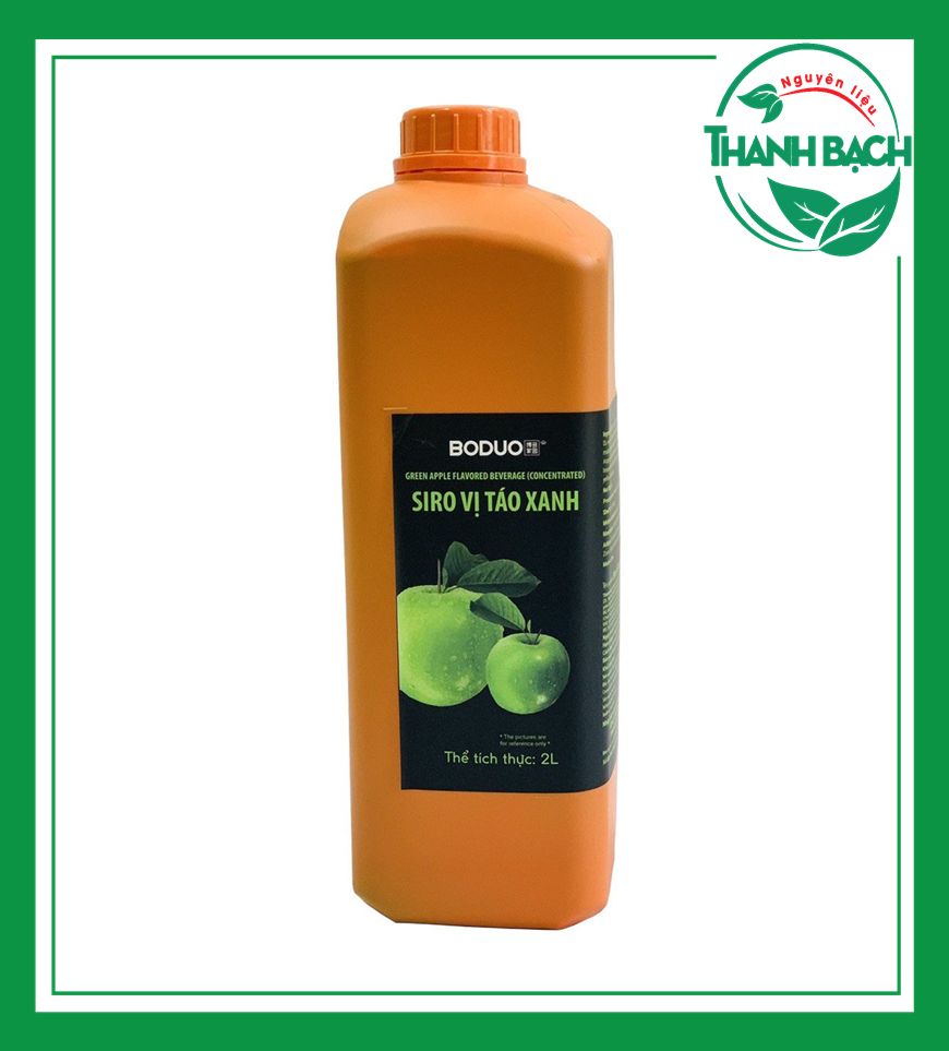 Siro Boduo 2L các vị: dâu, đào, táo, việt quất
