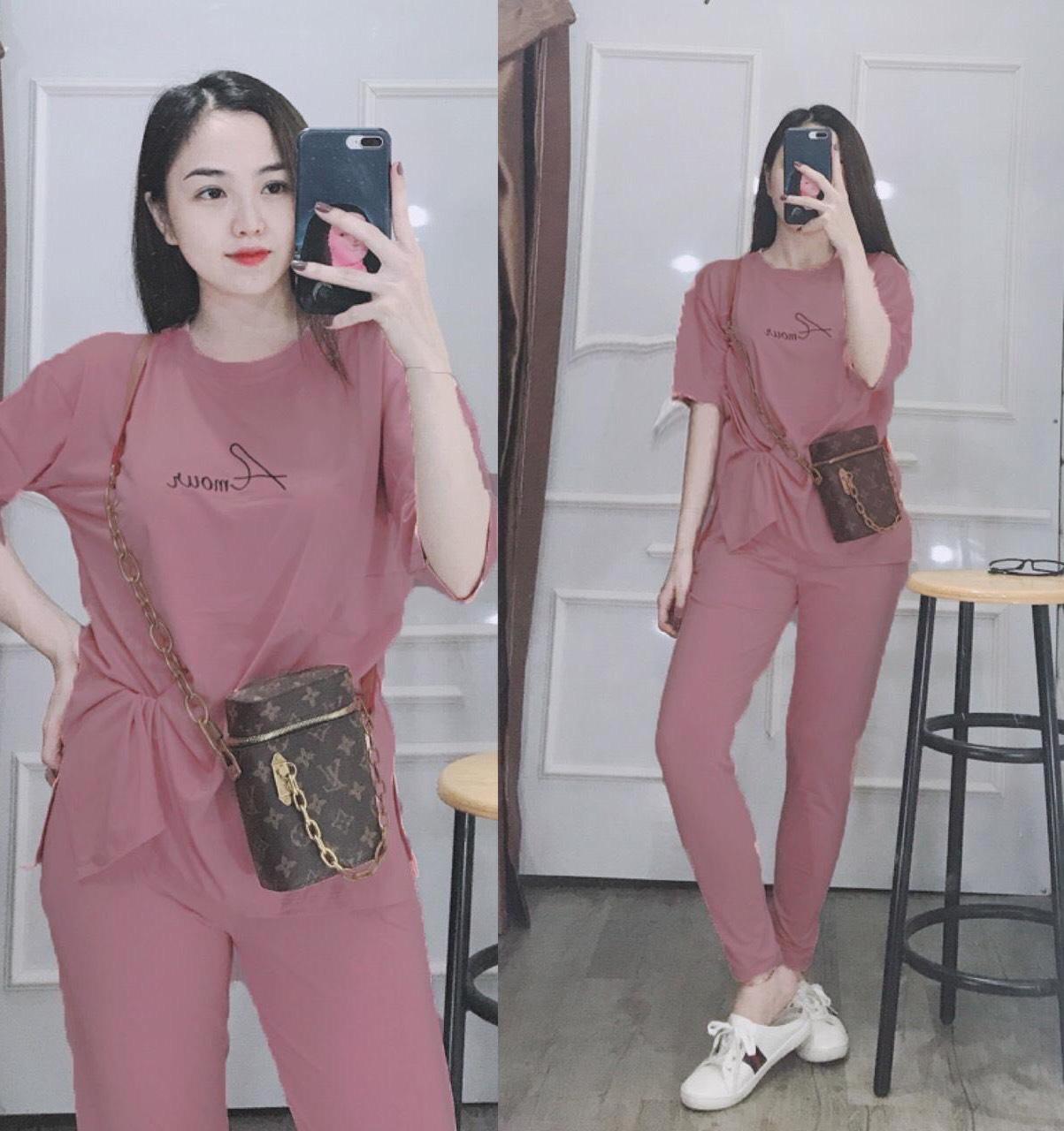SET BỘ ĐỒ MẶC NHÀ HỌA TIẾT CỰC ĐẸP