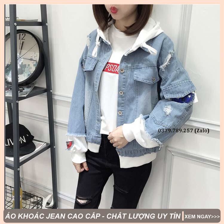 Áo khoác jean nữ Thương hiệu STAY BEAL - Thời Trang Nữ