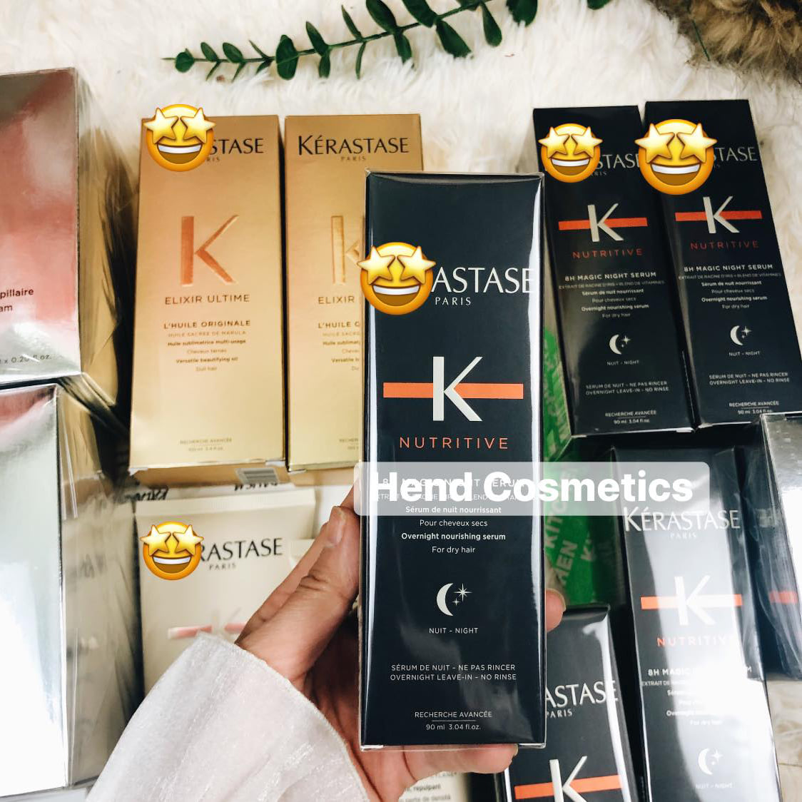 Serum dưỡng tóc mềm mượt Kerastase 8h Magic night serum