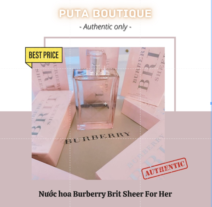 Nước hoa Burberry Brit Sheer For Her