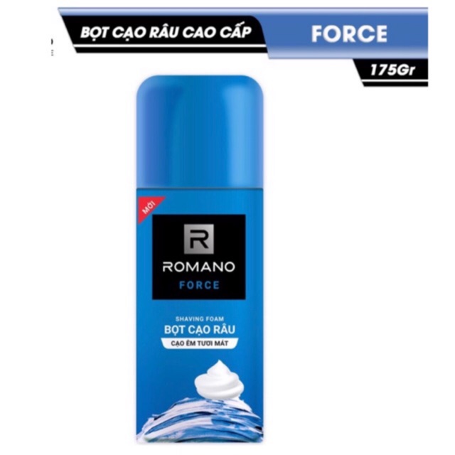 [HCM]Bọt cạo râu Romano force 175ml