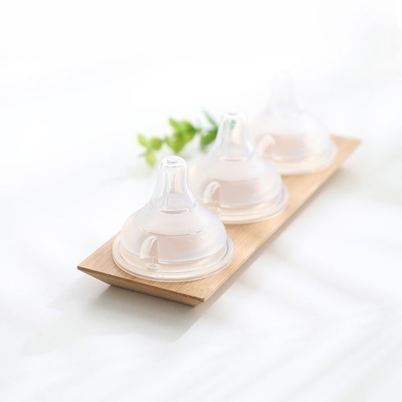 [ Rẻ vô địch] Núm ti Moyuum Hàn Quốc (đủ size 1-4), núm ti silicon siêu mềm