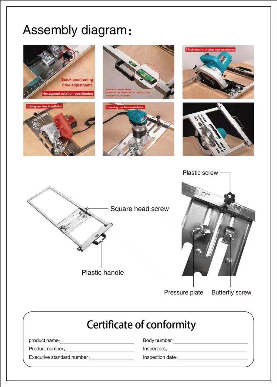 Bộ Khung máy cắt gỗ cắt gạch cắt ván 36 in dầy 9 tất