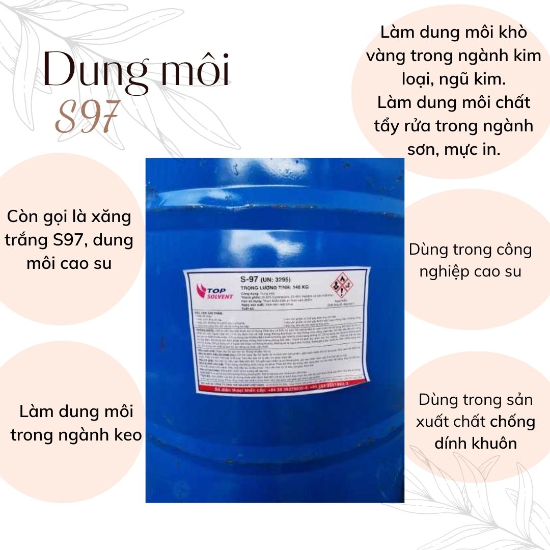 Dung môi s97- dung môi cao su