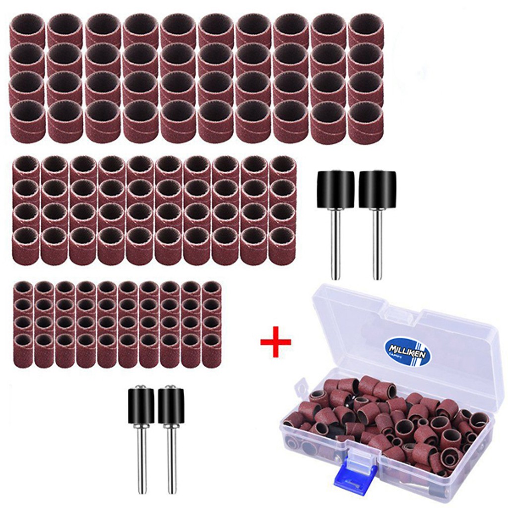 Bộ mũi giáp tròn hàng hộp 104 chi tiết dùng cho máy khoan mài khắc mini đa năng