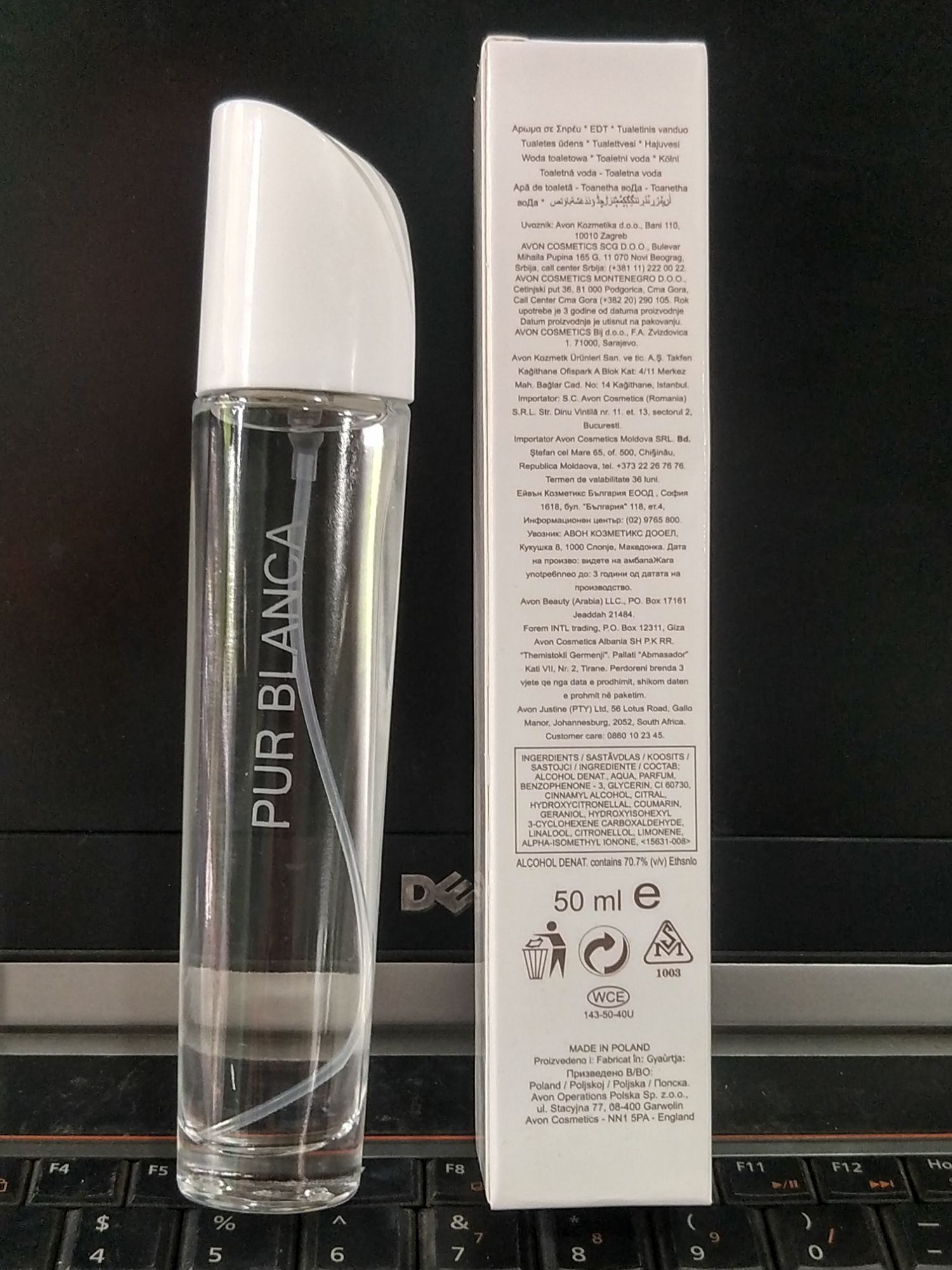 [HCM]Nước hoa Avon Pur Blanca - 50ml. (White)