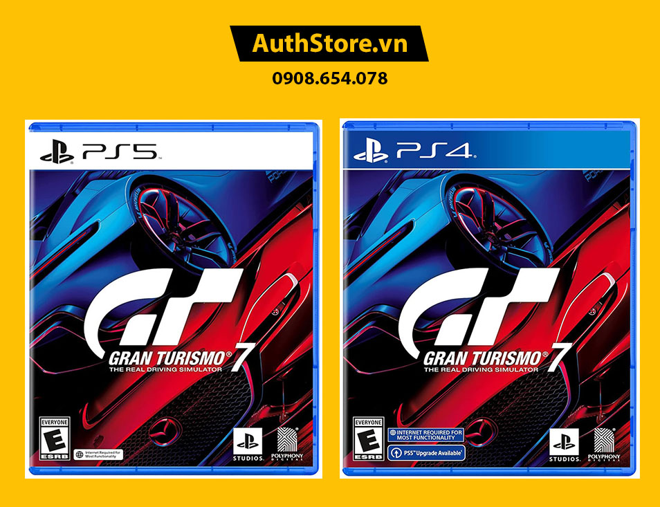 [US] Đĩa game Gran Turismo 7 - PS5 / PS4