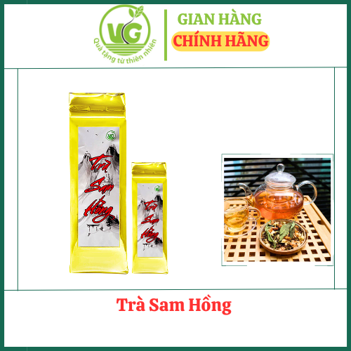 Trà Sam Hồng gói 🍀TẶNG GÓI LỚN 500G🍀 100% Thảo mộc tự nhiên - Mát gan, an thần, dễ ngủ, hỗ trợ đau dạ dày