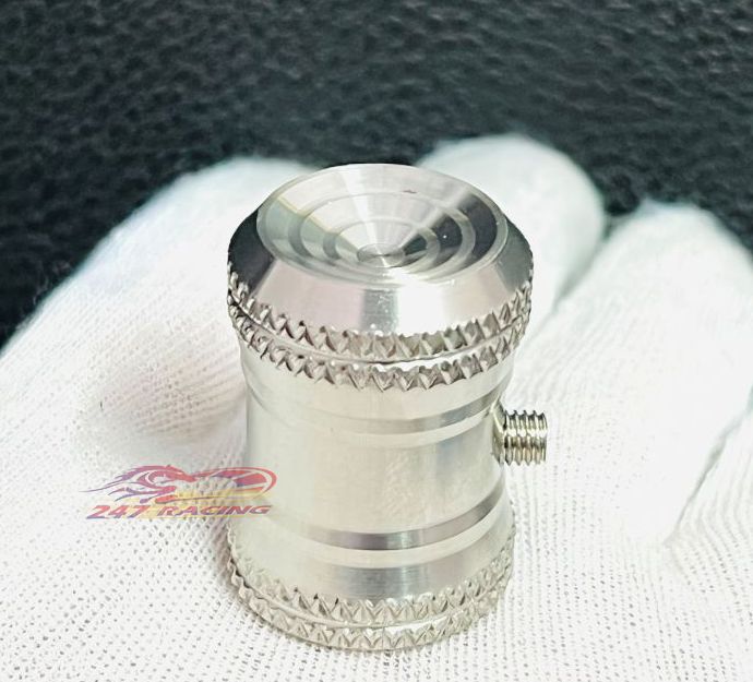 Ốc chụp giò đạp mẫu thái lăn kim cnc inox 304 002 gắn xe máy sirius wave dream rsx blade...
