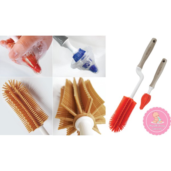Bộ Cọ Rửa Bình Sữa Silicone MOTHER-K