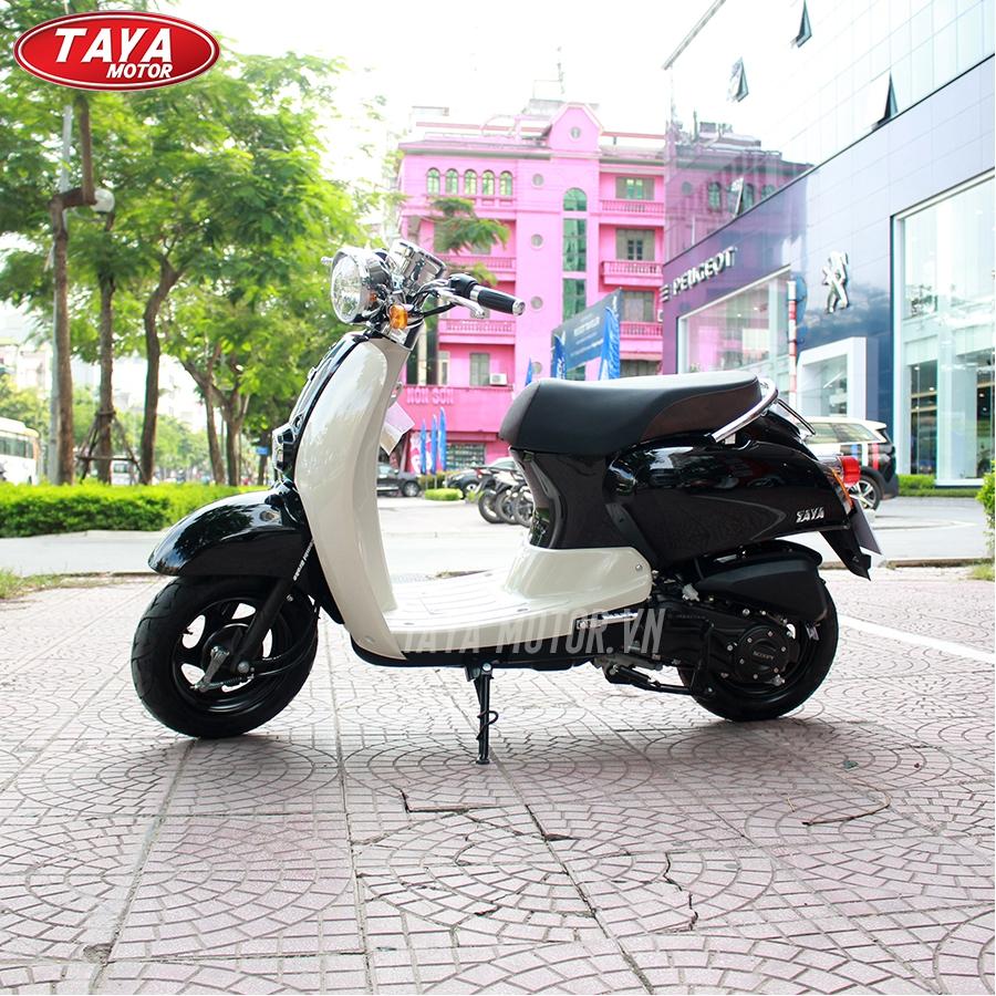 [Trả góp xe máy 0%] Xe tay ga 50cc TAYA CREA (đen nhũ)