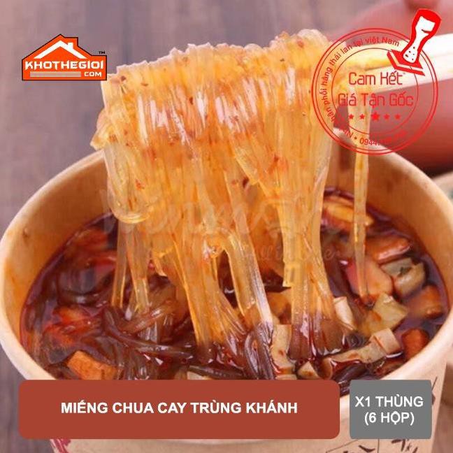 (1 Thùng 6 hộp ) Miến trùng khánh chua cay loại 1 ngon