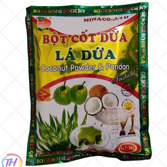 Bột Cốt Dừa Lá Dứa 50g - Hương Vị Thiên Nhiên Từ Việt Nam