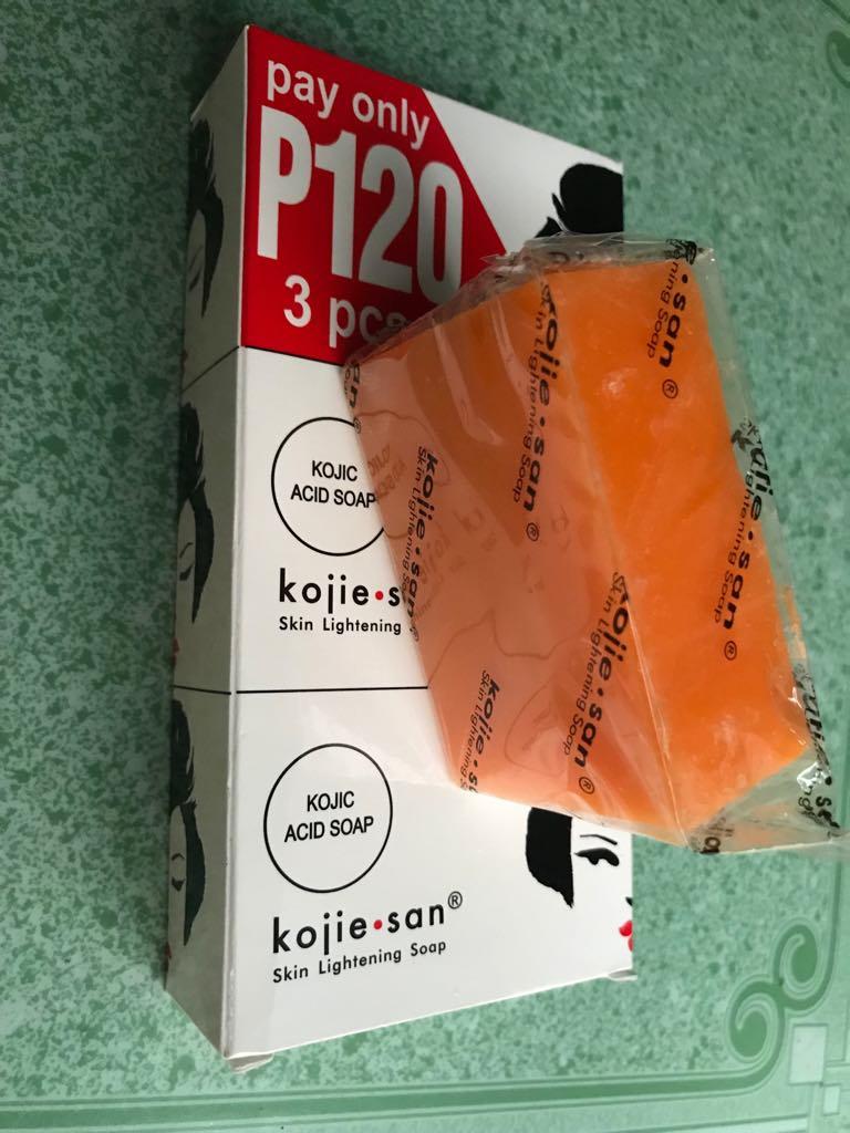 Combo xà bông trắng da, trị mụn lưng Kojie san soap [3 x 100 g]
