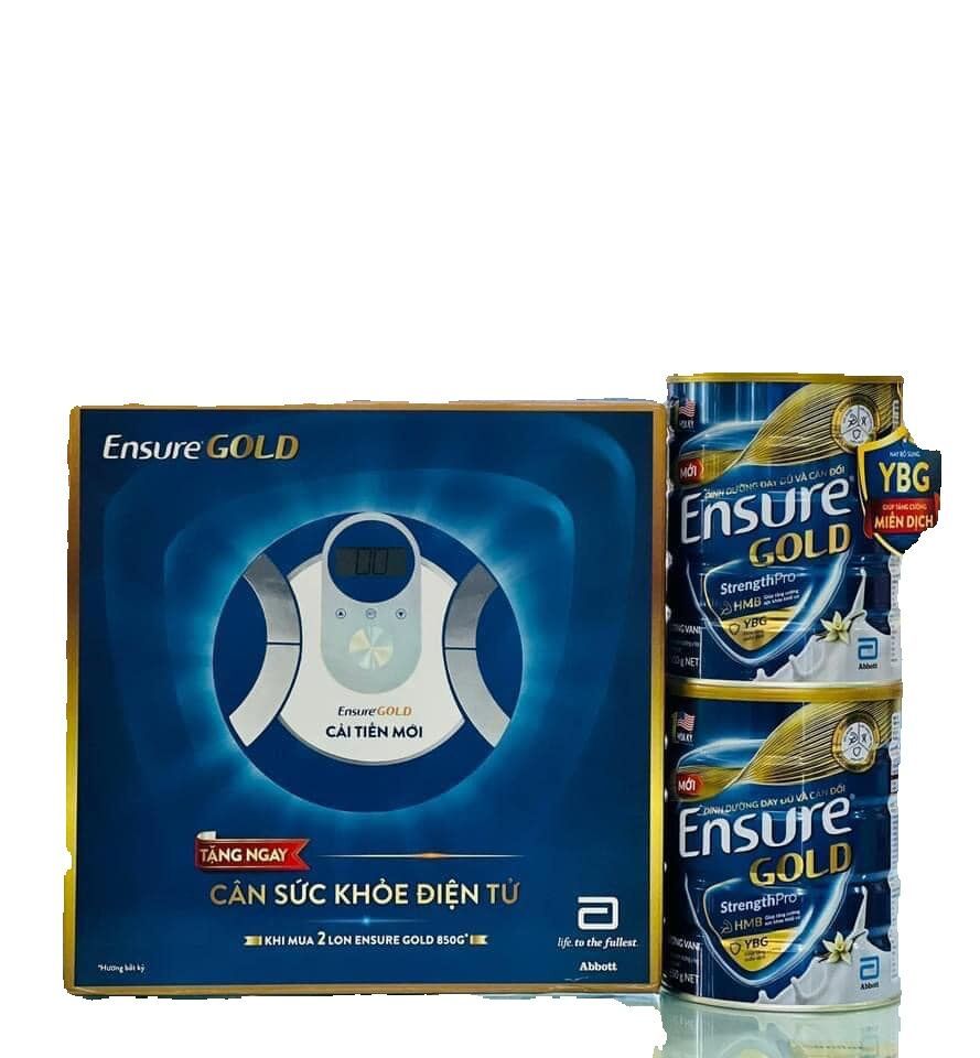 CÂN ĐO SỨC KHỎE ENSURE GOLD/GLUCENA/PEDIASURE