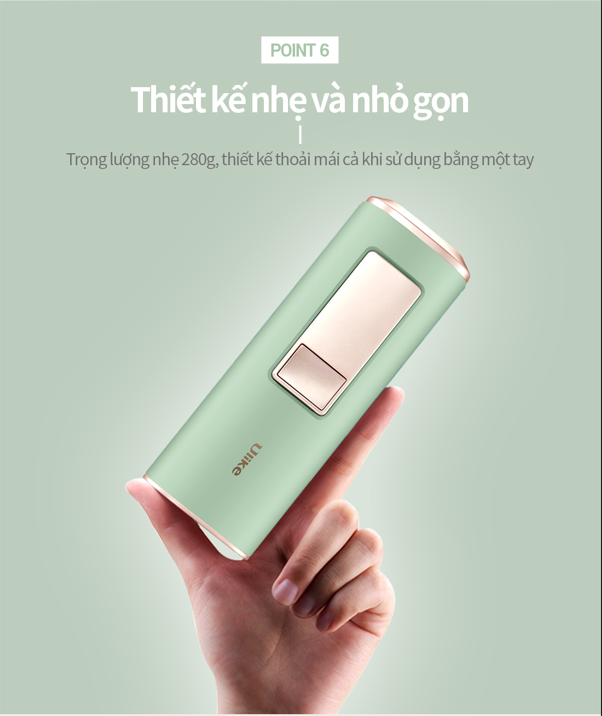 Máy triệt lông Ulike ICE COOL IPL (MINT)
