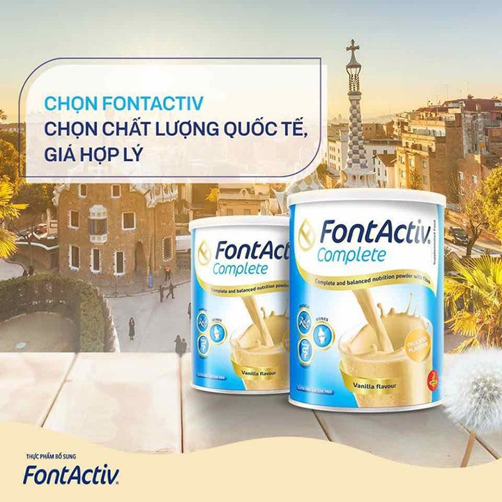 Sữa FontActiv Complete (Tây Ban Nha) 400g