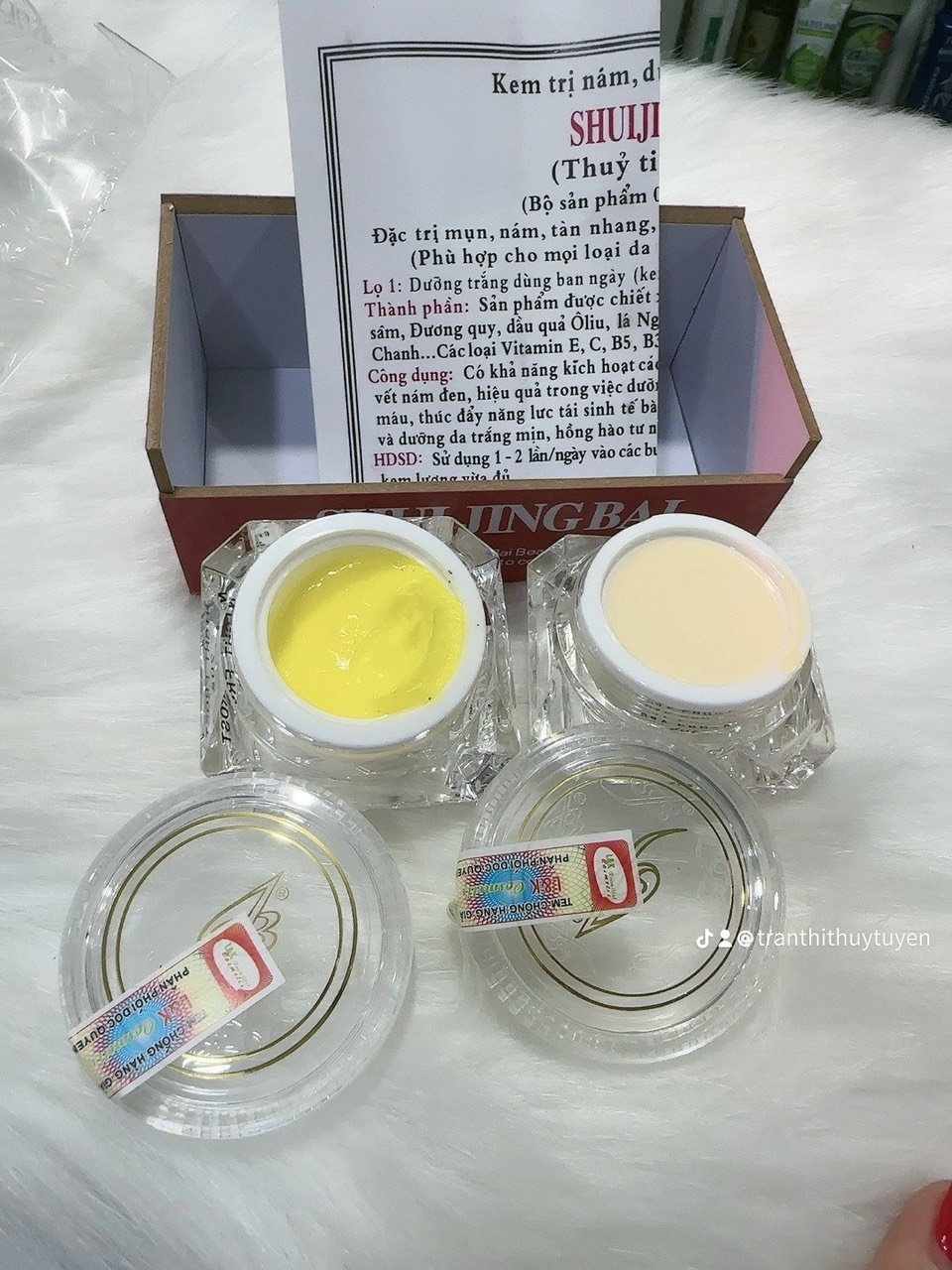 Kem nám dưỡng da SHUI JING BAI (Thủy Tinh Bạch )
