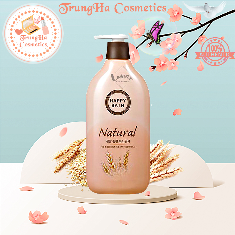 SỮA TẮM DƯỠNG THỂ Happy bath 900ml Hàn Quốc[Chính Hãng]