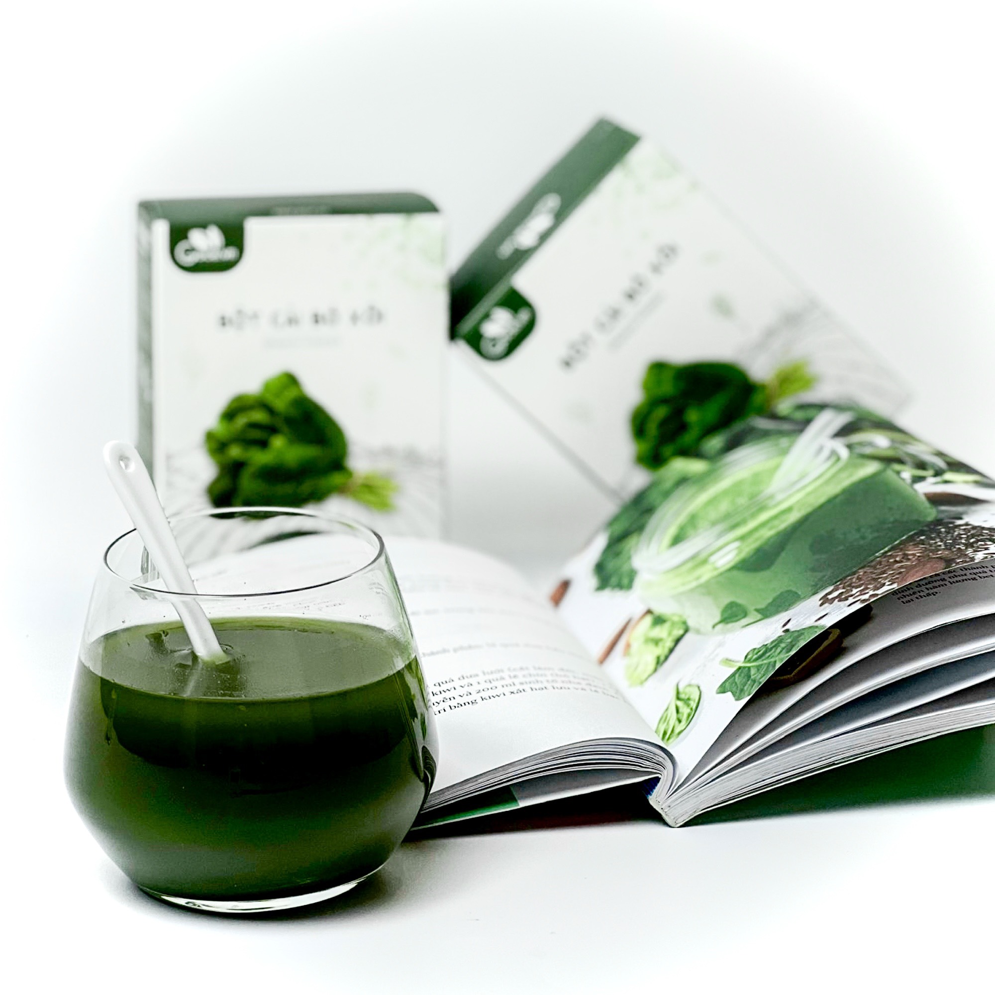 Bột cải bó xôi nguyên chất Goce (Rau bina) - 60g (20 gói x 3g)