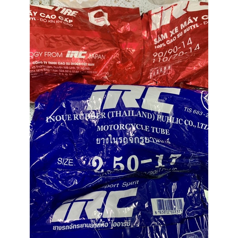 Săm Thái xanh đỏ Inou IRC xe Dream Wave